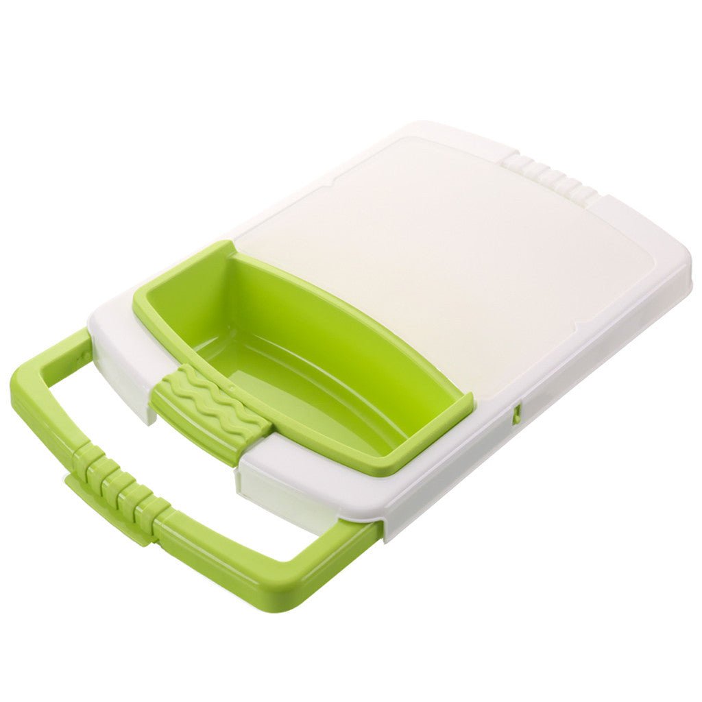 3 - in - 1 Multifunctionele Snijplank met Afvoer – Handig & Hygiënisch! - Small Space