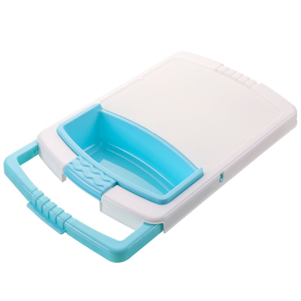 3 - in - 1 Multifunctionele Snijplank met Afvoer – Handig & Hygiënisch! - Small Space