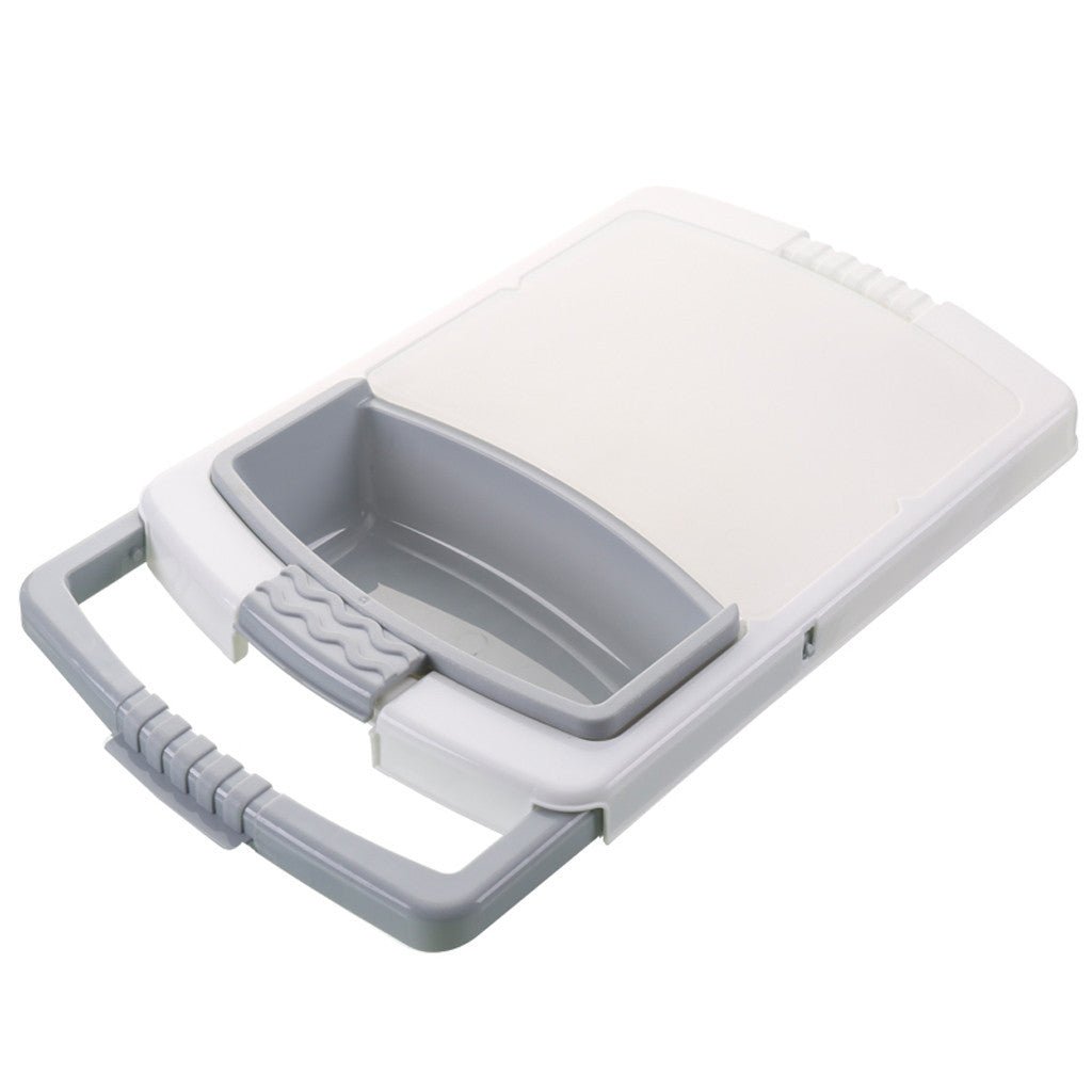 3 - in - 1 Multifunctionele Snijplank met Afvoer – Handig & Hygiënisch! - Small Space