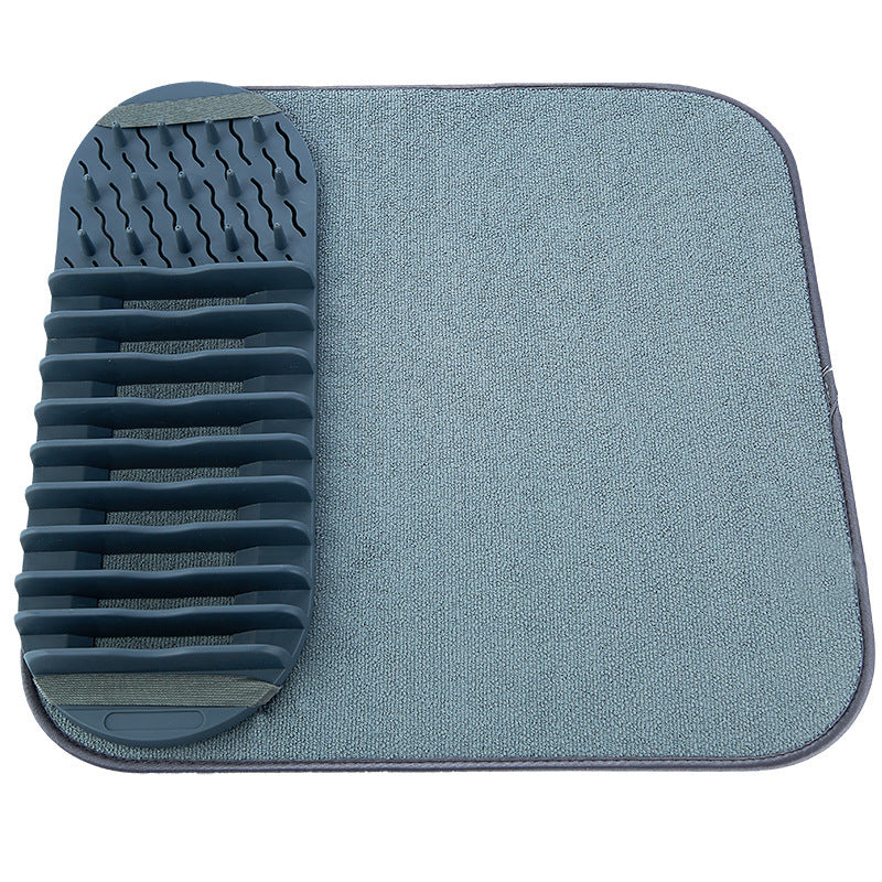 Slim & Stijlvol: Droogmat met Verwijderbaar Rek voor Keuken