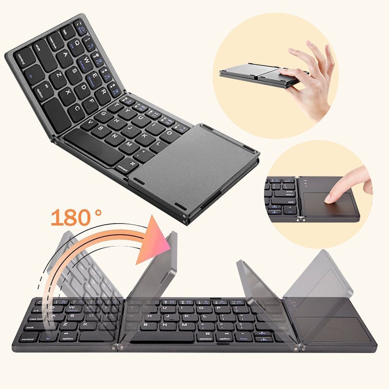 Draagbaar opvouwbaar toetsenbord – werk overal moeiteloos! - Small Space