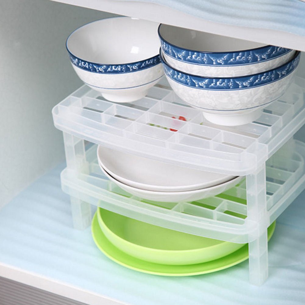 Handig Bordenrek: Creëer Extra Kastlagen en Bespaar Ruimte! - Small Space