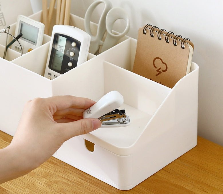 Handige Pennenbak Met Boekstandaard – Perfect Voor Elk Bureau! - Small Space