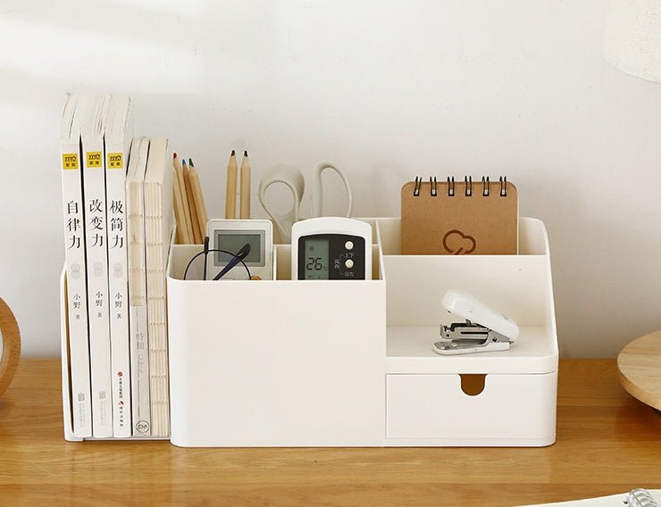 Handige Pennenbak Met Boekstandaard – Perfect Voor Elk Bureau! - Small Space