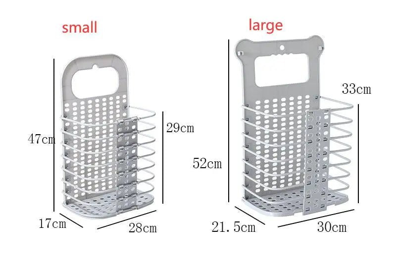 Hangbare Opvouwbare Wasmand – Bespaar Ruimte op de Vloer! - Small Space