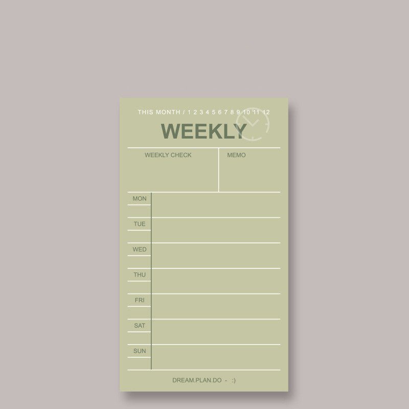 Houd Elke Dag Overzicht! Handige Post - it Dagplanner voor Productiviteit - Small Space