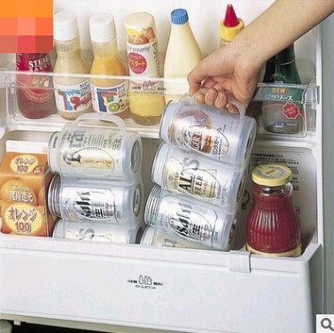 Opbergen als een baas: Handige Koelkastdrankjeshouder voor Blikjes en Flessen! - Small Space