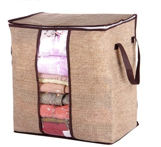 Prachtige Ruimtebesparende Opbergtas – Organiseer je Kleding en Dekens - Small Space