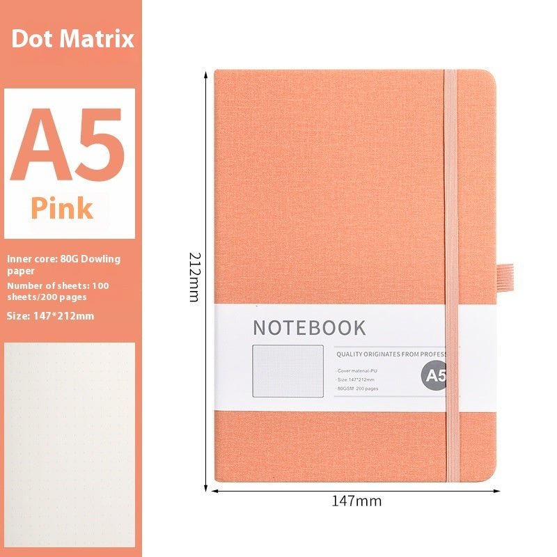 Stijlvol A5 Notitieboek voor Kantoor of Thuis - Strak en Praktisch! - Small Space