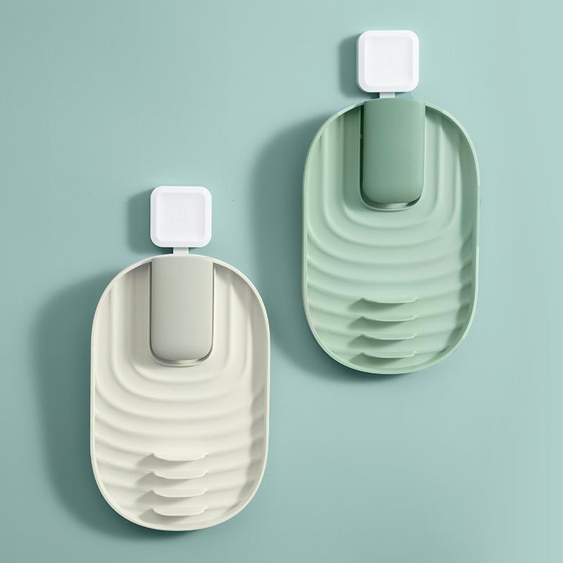 Stijlvolle pannendeksel houder met plek voor een spatel - Small Space