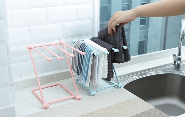 Super Slim vouwbaar vaatdoek rekje - Small Space