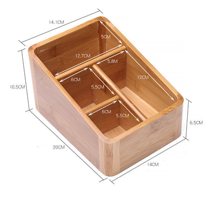 Bamboe Organizer – Stijlvolle Opbergbox voor al je kleine spullen!