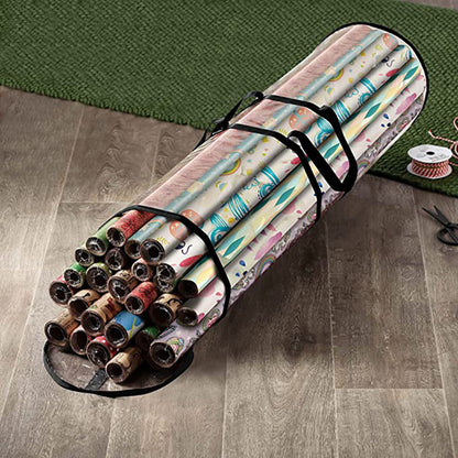 Handige Cadeaupapier Opbergzak – Houd Rollen Netjes & Beschermd