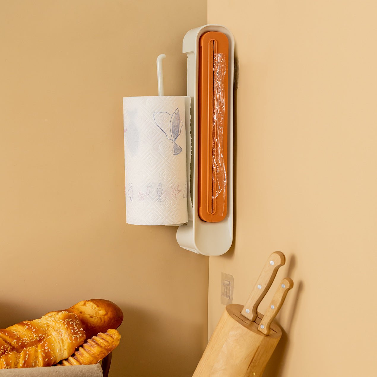 3 - in - 1 Multifunctionele Foliedispenser Voor Een Georganiseerde Keuken - Small Space