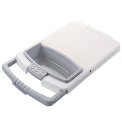 3 - in - 1 Multifunctionele Snijplank met Afvoer – Handig & Hygiënisch! - Small Space