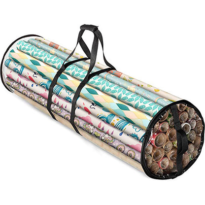 Handige Cadeaupapier Opbergzak – Houd Rollen Netjes & Beschermd