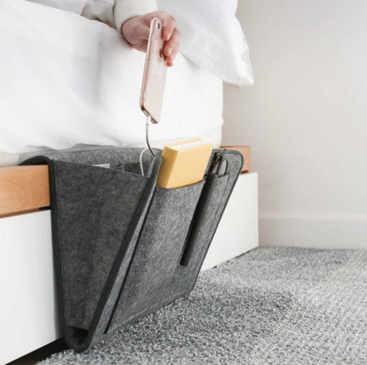 Bed Organizer met Vakken – Alles Binnen Handbereik! - Small Space