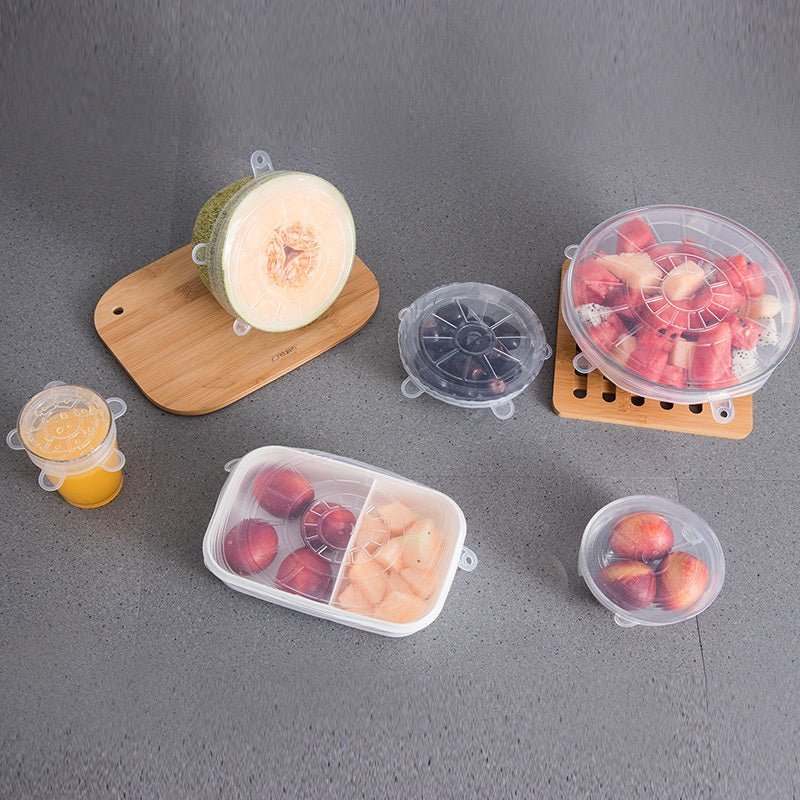 Geniale herbruikbare Silicone Dekselset - Houd Voedsel Langer Vers - Small Space