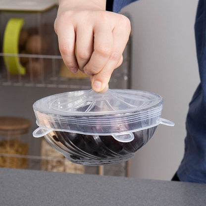 Geniale herbruikbare Silicone Dekselset - Houd Voedsel Langer Vers - Small Space