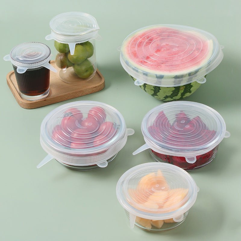 Geniale herbruikbare Silicone Dekselset - Houd Voedsel Langer Vers - Small Space