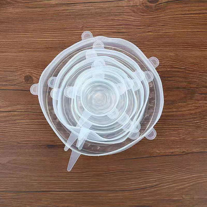Geniale herbruikbare Silicone Dekselset - Houd Voedsel Langer Vers - Small Space