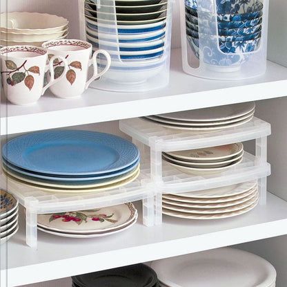 Handig Bordenrek: Creëer Extra Kastlagen en Bespaar Ruimte! - Small Space