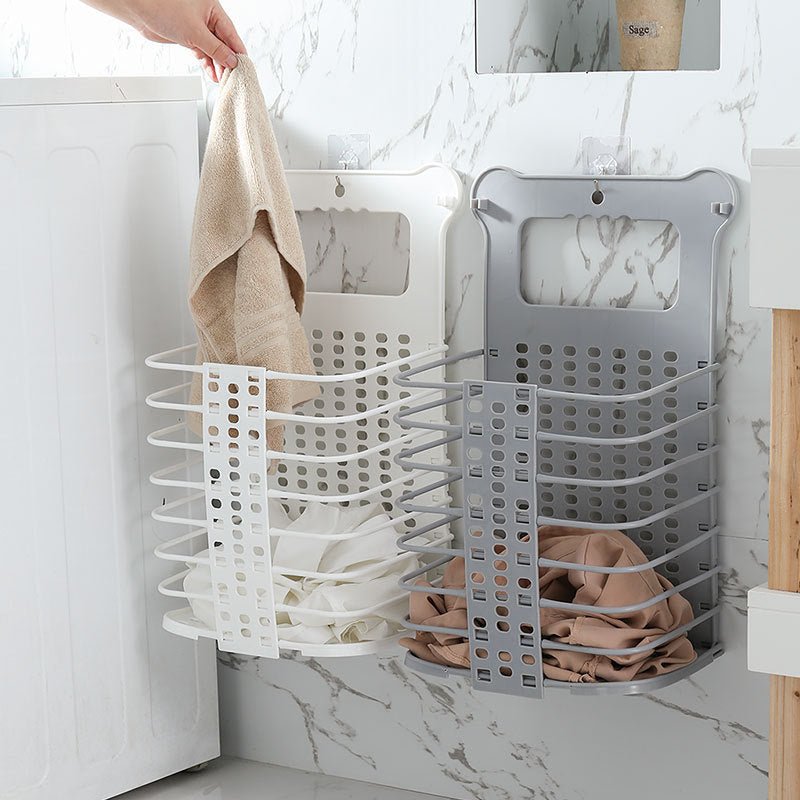 Hangbare Opvouwbare Wasmand – Bespaar Ruimte op de Vloer! - Small Space