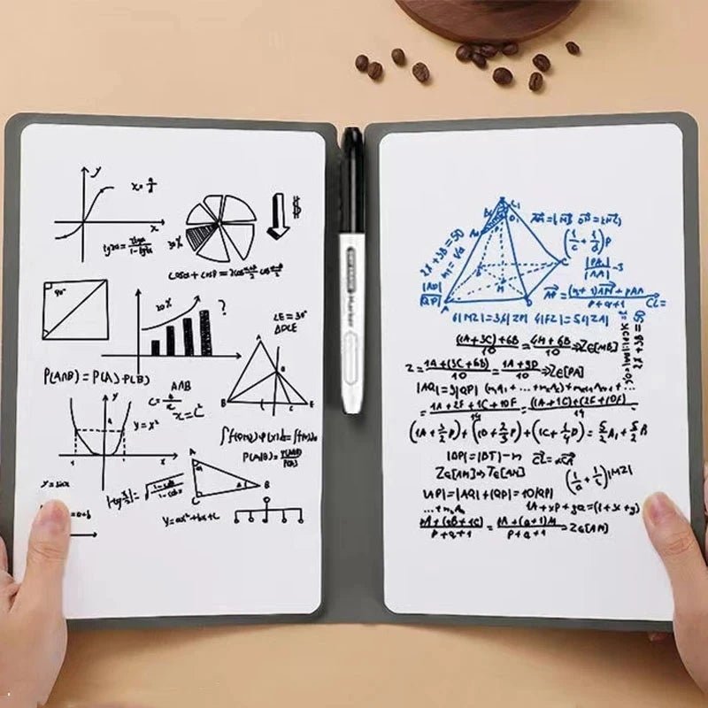 Herbruikbaar A5 Whiteboard Notitieboek – Stijlvolle, Duurzame Planner voor Elke Dag! - Small Space