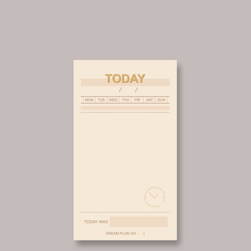 Houd Elke Dag Overzicht! Handige Post - it Dagplanner voor Productiviteit - Small Space