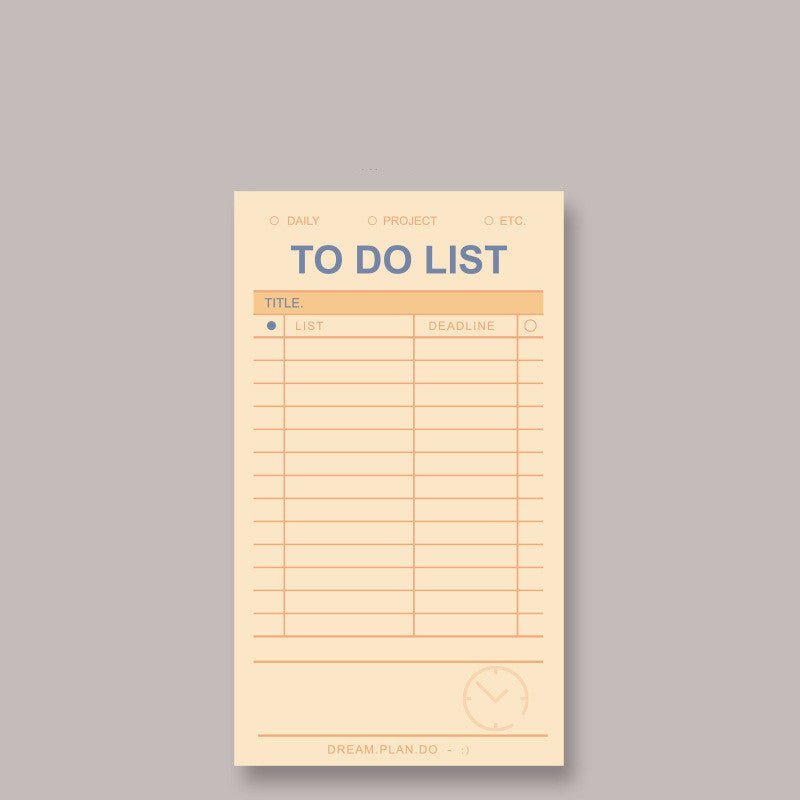 Houd Elke Dag Overzicht! Handige Post - it Dagplanner voor Productiviteit - Small Space
