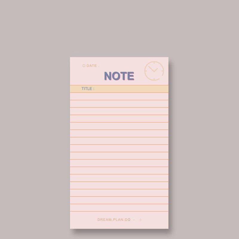 Houd Elke Dag Overzicht! Handige Post - it Dagplanner voor Productiviteit - Small Space