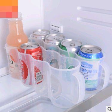 Opbergen als een baas: Handige Koelkastdrankjeshouder voor Blikjes en Flessen! - Small Space
