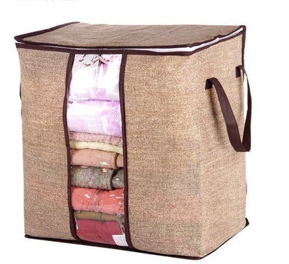 Prachtige Ruimtebesparende Opbergtas – Organiseer je Kleding en Dekens - Small Space