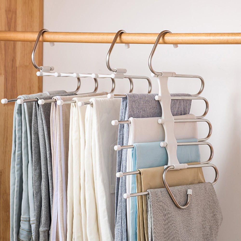 Ruimtebesparende 5 - in - 1 Magische Kledinghanger – Houd Kasten Overzichtelijk! - Small Space