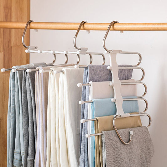 Ruimtebesparende 5 - in - 1 Magische Kledinghanger – Houd Kasten Overzichtelijk! - Small Space