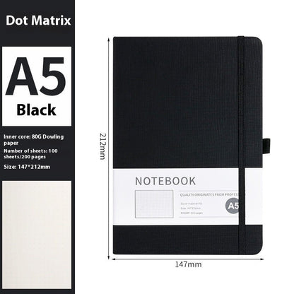 Stijlvol A5 Notitieboek voor Kantoor of Thuis - Strak en Praktisch! - Small Space